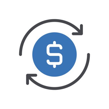 aktarım vektörü renk simgesi