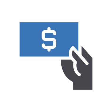 para birimi vektör renk simgesi