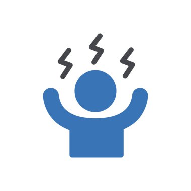 Müşteri vektör renk simgesi