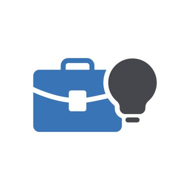 potfolio vektör kabartma renk simgesi