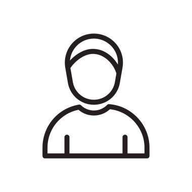 dua vektörü ince çizgi simgesi