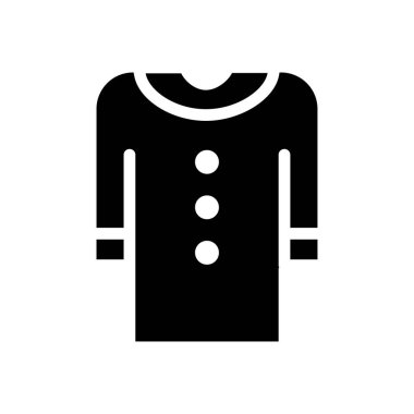 gömlek vektör düz simge