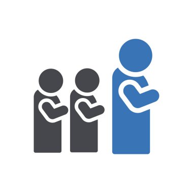 dua vektörü renk simgesi