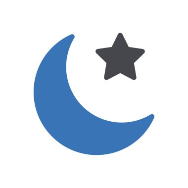 Ay vektörü renk simgesi