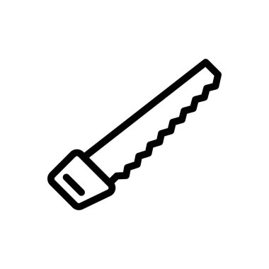 Keskin vektör ince çizgi simgesi