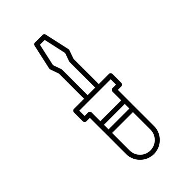 vektör ince çizgi simgesini boş ver