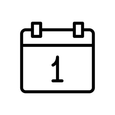 ilk vektör ince çizgi simgesi