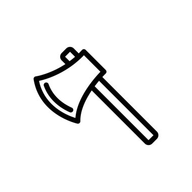 balta vektörü ince çizgi simgesi