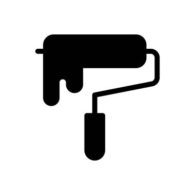 Roller vektör düz simge