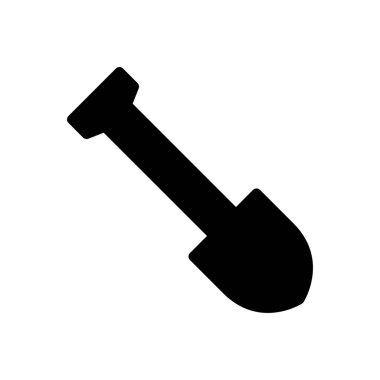 Kürek vektör kabartması düz simge