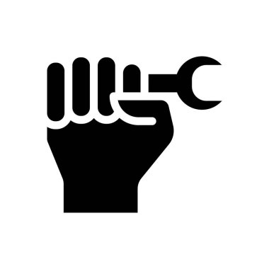 işçi vektör simgesi düz simge