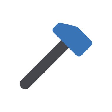 Çekiç vektör renk simgesi