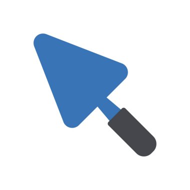 Trowel vektör renk simgesi