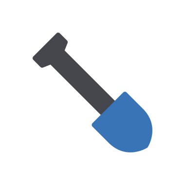 Kürek vektörü renk simgesi