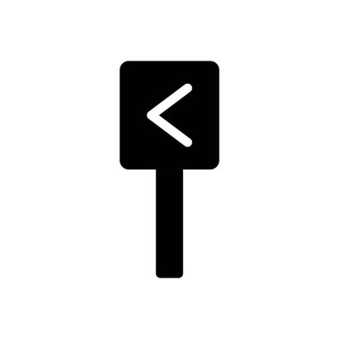 Yön tahtası vektör düz simgesi