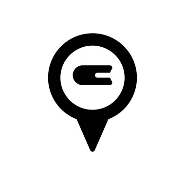 kitap konumu vektör düz simge