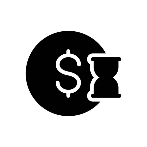 Money Vector Glyph Flat Icon — Stock Vector