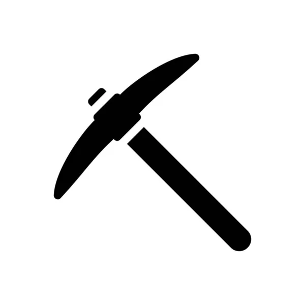 Axtvektorglyphen Flaches Symbol — Stockvektor