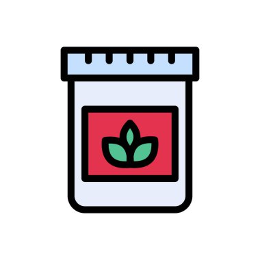 eczane vektörü düz renk simgesi