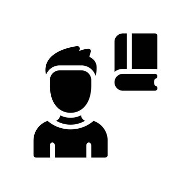 zihin okuma vektörü düz simge