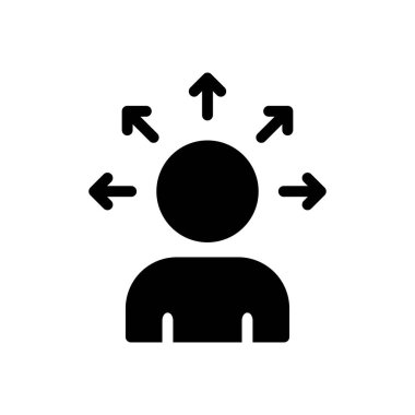 ok yönü vektör düz simge