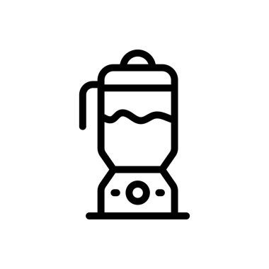 meyve sıkacağı vektörü ince çizgi simgesi