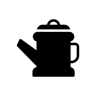 Kettle vektör kabartması düz simge