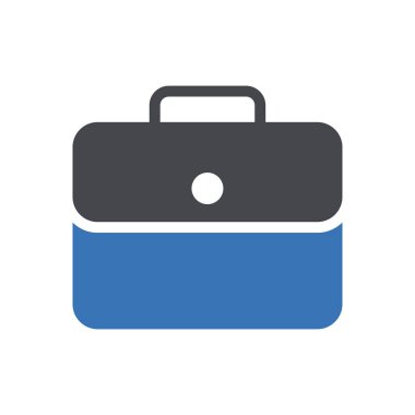 evrak çantası vektör renk simgesi