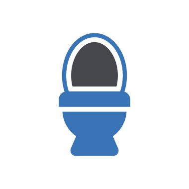 klozet vektörü renk simgesi