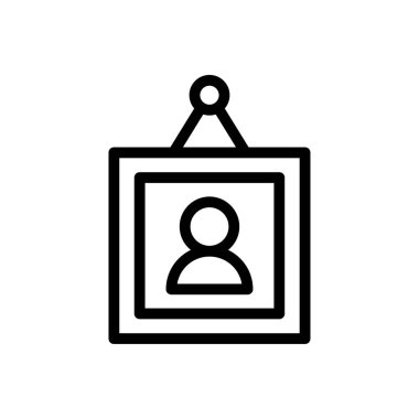 resim vektörü ince çizgi simgesi