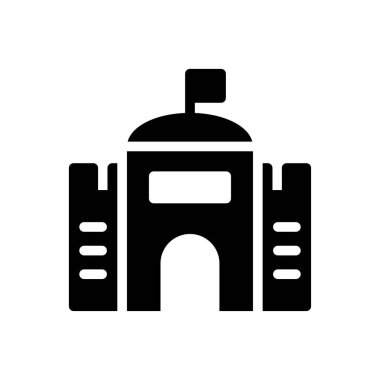 Tarihsel vektör düz simgesi