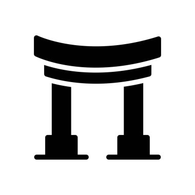 şehir simgesi vektör düz simgesi