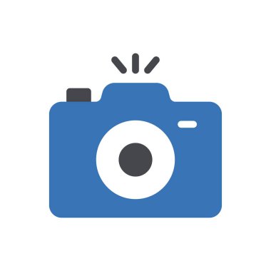 kamera vektörü renk simgesi