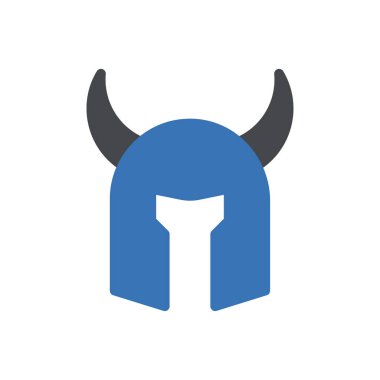 Kask Savaşçısı vektör renk simgesi