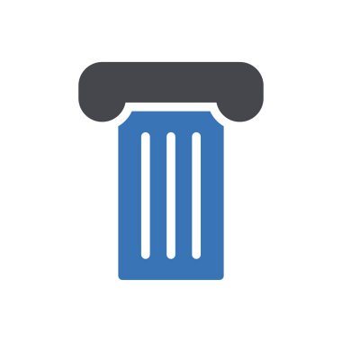 sütun vektörü renk simgesi