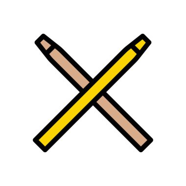 çubuk vektör düz renk simgesi