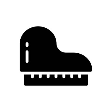 piyano vektörü düz simge