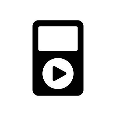 mp3 vektör düz simge