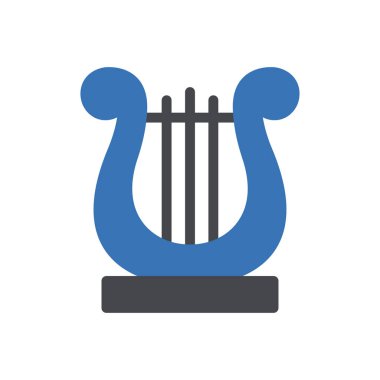 harp vektörü renk simgesi