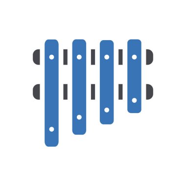 ksilofon vektör renk simgesi