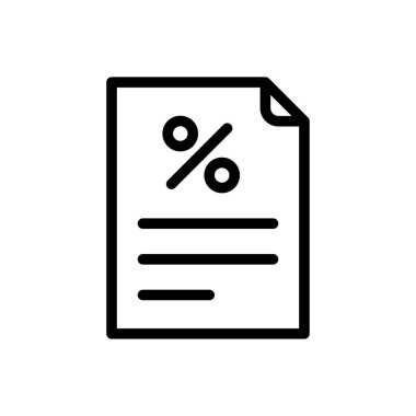 dosya indirimi vektör ince çizgi simgesi