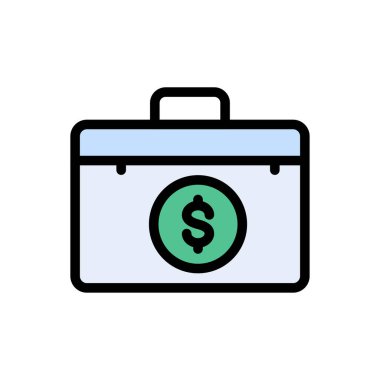 torba vektörü düz renk simgesini kaydet