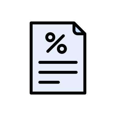 dosya indirimi vektör düz renk simgesi