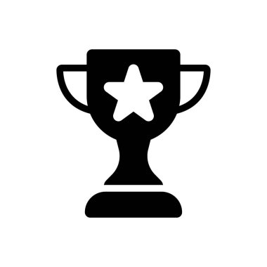 kupa vektör simgesi düz simge