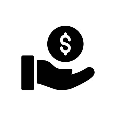 vektör düz simgesini öde