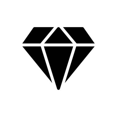 Elmas vektör düz simge