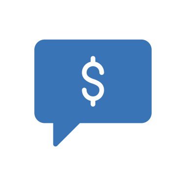 finansman iletisi vektör renk simgesi