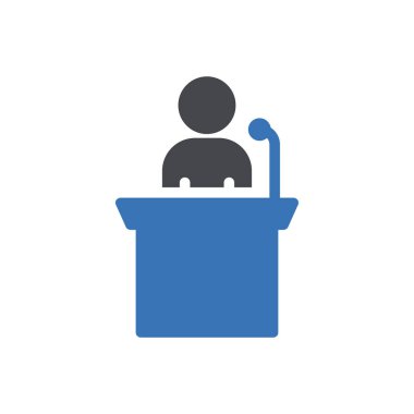 konuşma vektörü renk simgesi