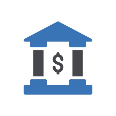 bankacılık vektörü renk simgesi