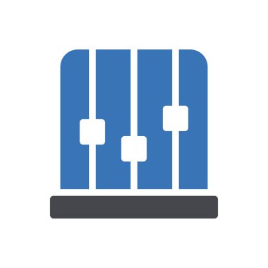 abaküs vektör renk simgesi